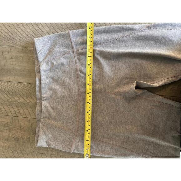 Varley Everett Mid Rise Cropped 24” Leggings Heathered Beige Women’s size XS - Picture 10 of 14